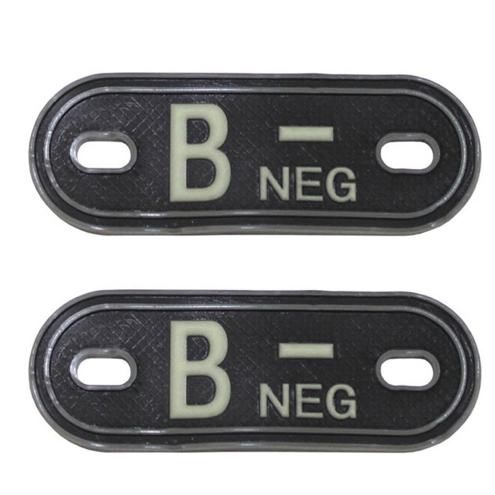 MFH rubber blood group tags